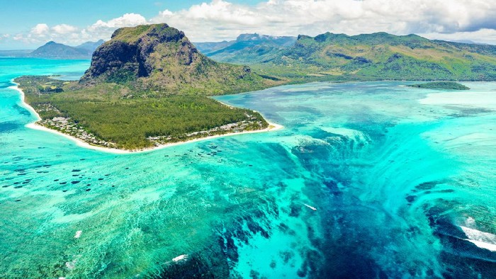 Air terjun bawah laut Mauritius
