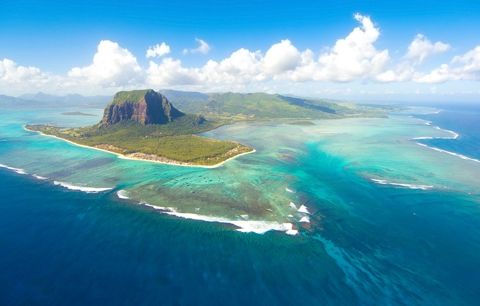 Air terjun bawah laut Mauritius