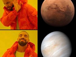 Meme Kocak Ada Makhluk Hidup di Planet Venus