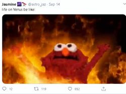 Meme Kocak Ada Makhluk Hidup di Planet Venus