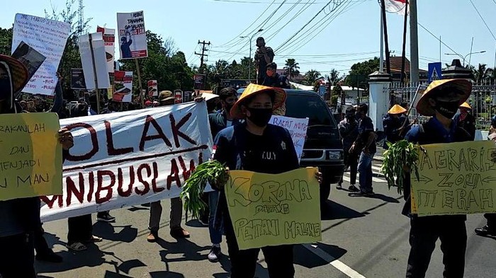 Demo peringatan Hari Tani Nasional yang berujung ricuh di Bengkulu