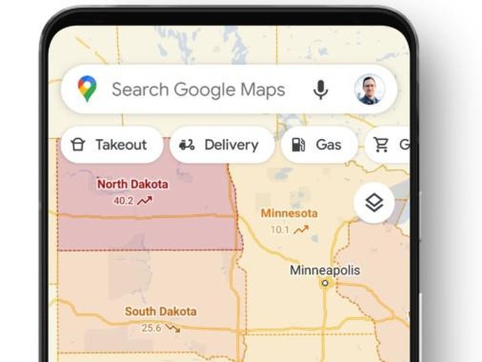 Google Maps tampilkan tren kasus COVID-19