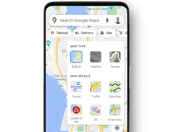 Google Maps tampilkan tren kasus COVID-19