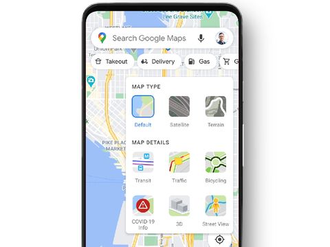 Google Maps tampilkan tren kasus COVID-19