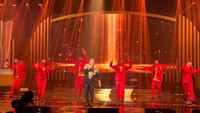 Acara tersebut juga dimeriahkan oleh panampilan musisi top seperti Judika. Dok. Trans TV