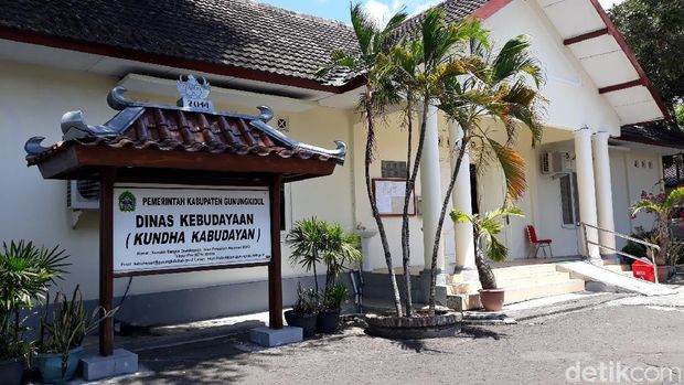 Kantor Dinas Kebudayaan Gunungkidul, Kamis (24/9/2020).