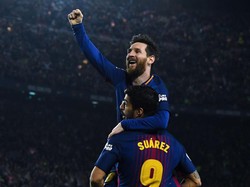 Suarez juga mantan tandem Messi di Barcelona, bahkan menjadi sahabatnya di luar lapangan. Keduanya memenangkan banyak gelar di Barcelona. (Foto: (Getty Images)