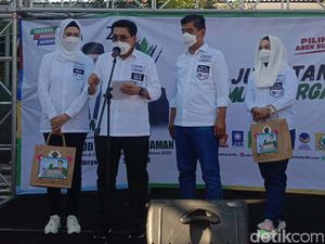 Machfud-Mujiaman Orasi Politik: Warga Surabaya Harus Makmur dan Sejahtera