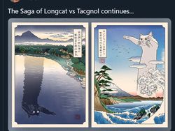 Meme Mengharukan Kenang Kucing Longcat