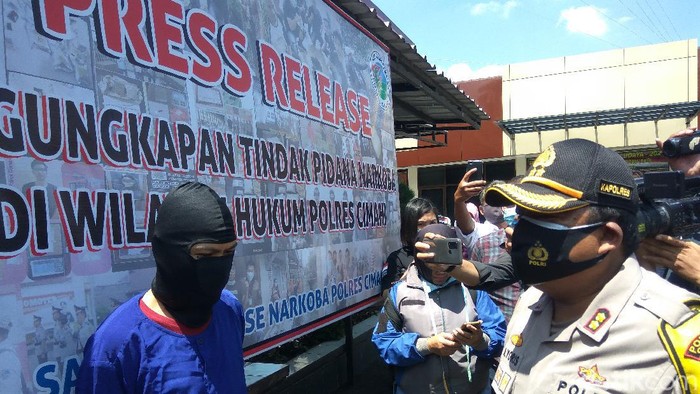 Pengedar sabu di Cimahi ditangkap polisi.