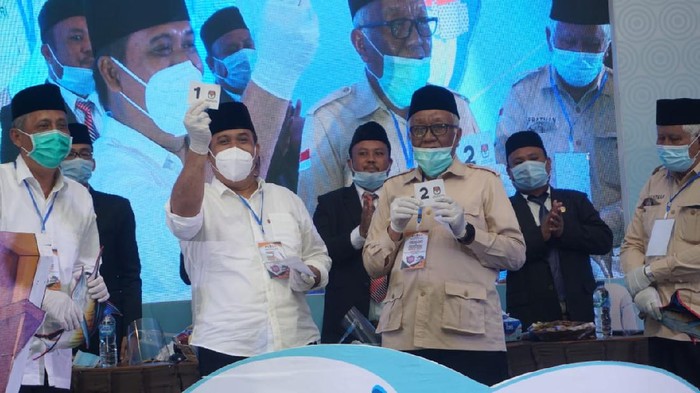 Pengundian nomor urut Paslon yang bertarung di Pilbup Pangandaran.