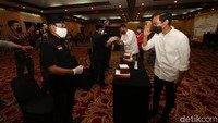 Pasangan Gibran dan Teguh mengatakan siap berkampanye dengan menggunakan sistem online.  