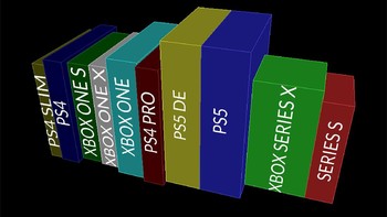 Kira-kira seperti ini perbandingan ukuran antar konsol dalam bentuk buku. Foto: Twitter