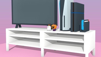 PS4 pun terlihat cukup jauh kalah besar dalam iustrasi ini. Foto: Twitter