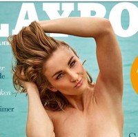 Inilah penampilan Elena saat tampil untuk majalah dewasa tersebut. Elena tampil topless di majalah Playboy Jerman untuk edisi September.  Foto: dok. Playboy