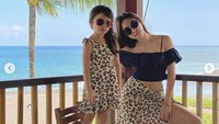 Gisel dan Gempi memang kerap tampil kompakan, termasuk saat liburan. Dok. Instagram/gisel_la