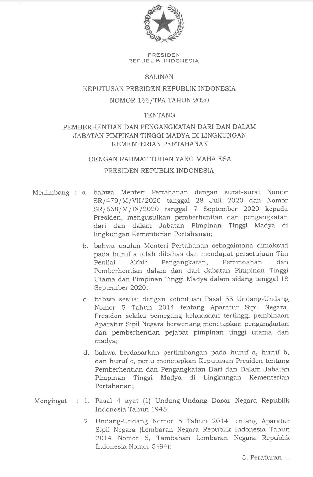 hal 1 Salinan Kepres hal 1 Salinan Kepres