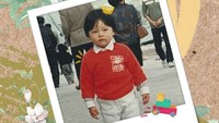 Astaga, gemasnya Hyun Bin kecil dengan pipi chubbynya itu. Dok. Instagram/vast.ent