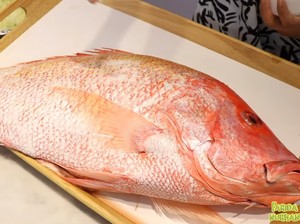 Wow! YouTuber Ini Mukbang Ikan Kakap Goreng 7 Kg