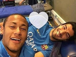 Kini, tak ada lagi canda dan tawa Neymar dan Suarez bersama Messi di ruang ganti Barcelona (Instagram)