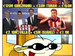 Atletico Madrid jual dengan harga mahal para pemainnya ke Barcelona. Sementara Barcelona, jual dengan harga murah pemainnya ke Atletico Madrid (Instagram)