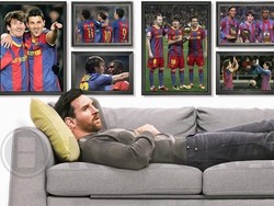 Lionel Messi pernah setim dengan beberapa pemain hebat. Tapi satu per satu pergi dari klub atau pensiun, sehingga Messi akhirnya sendiri lagi (Instagram)