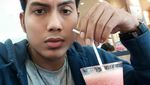 Gaya Kulineran Mumu Muklis, Satpam Ganteng Teman Dekat Julia Perez