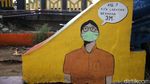 Mural Ajakan Patuhi Protokol Kesehatan