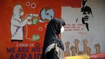 Mural Ajakan Patuhi Protokol Kesehatan