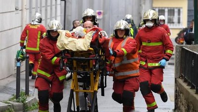 4 Orang Terluka Imbas Aksi Teror di Bekas Kantor Charlie Hebdo