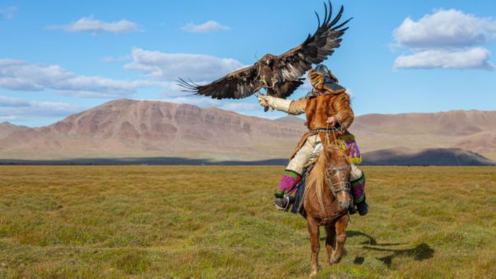 Pemburu elang Mongolia