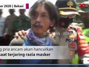 Geger Pria Bekasi Ngamuk Hancurkan Dunia saat Kena Operasi Yustisi