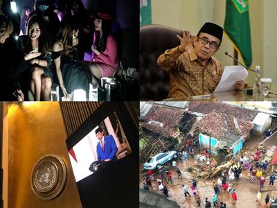 Top 5 Foto Pekan Ini: Banjir di Sukabumi-Pidato Jokowi di PBB