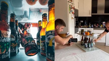 Koleksi isi lemasi es pun bisa digunakan. Foto: doc. Jordi Koalitic via Bored Panda