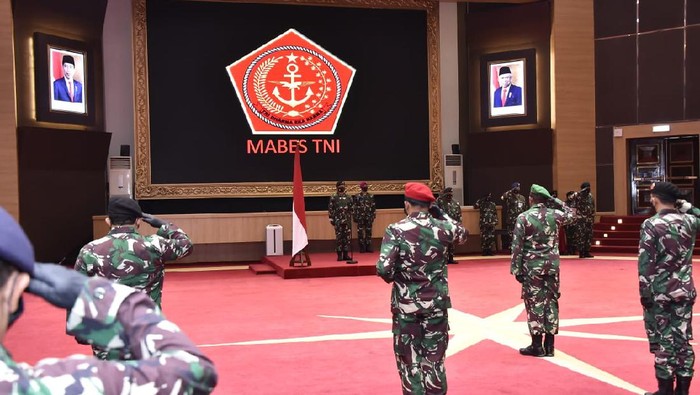 Upacara Kenaikan Pangkat yang Dipimpin Panglima TNI