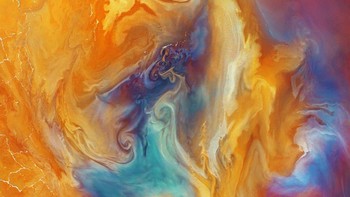 Jawara kategori Abstract diraih Paul Hoelen yang menampilkan proses regenerasi di pertambangan industri Danau Owen. Foto: Drone Photo Awards