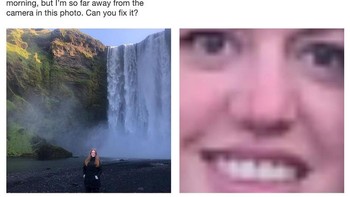 Minta didekatkan. Foto: James Fridman