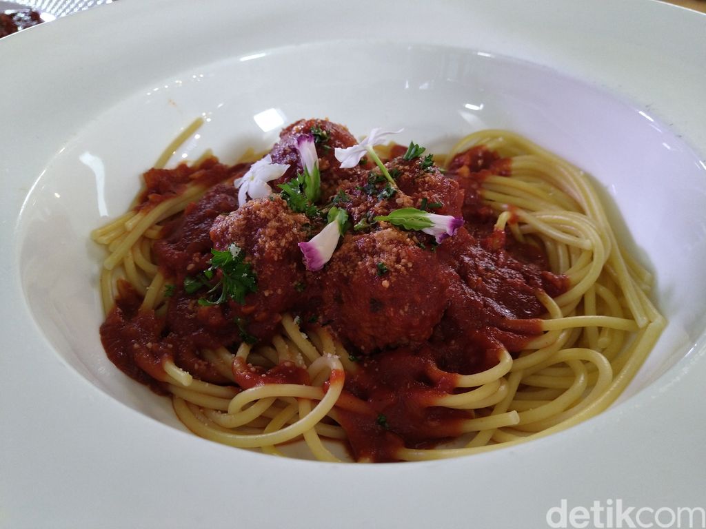 Spaghetti Meatballs Daging Sapi Australia ala Chef Vania Wibisono