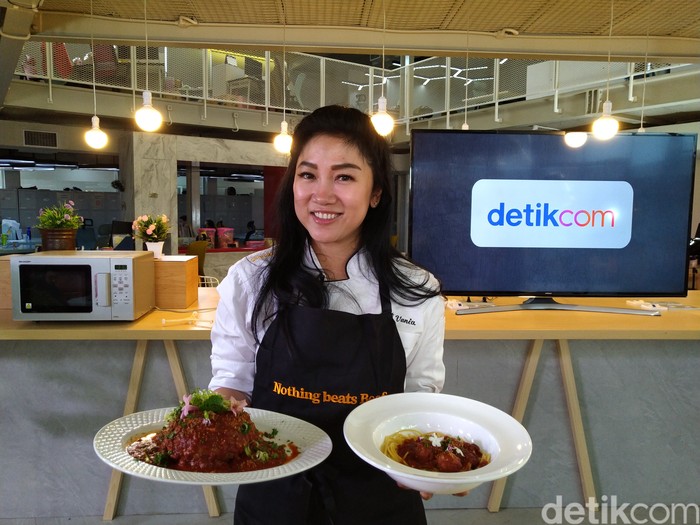 Spaghetti Meatballs Daging Sapi Australia ala Chef Vania Wibisono