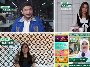 Gelar Semarak Kejar Super Diskon, GrabFood Undang 3 Presenter Kondang