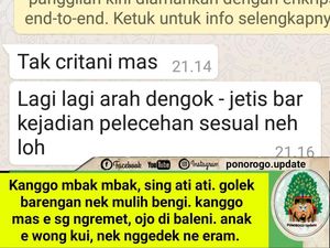 Beraksi Lagi, Begal Payudara di Ponorogo Belum Terdeteksi