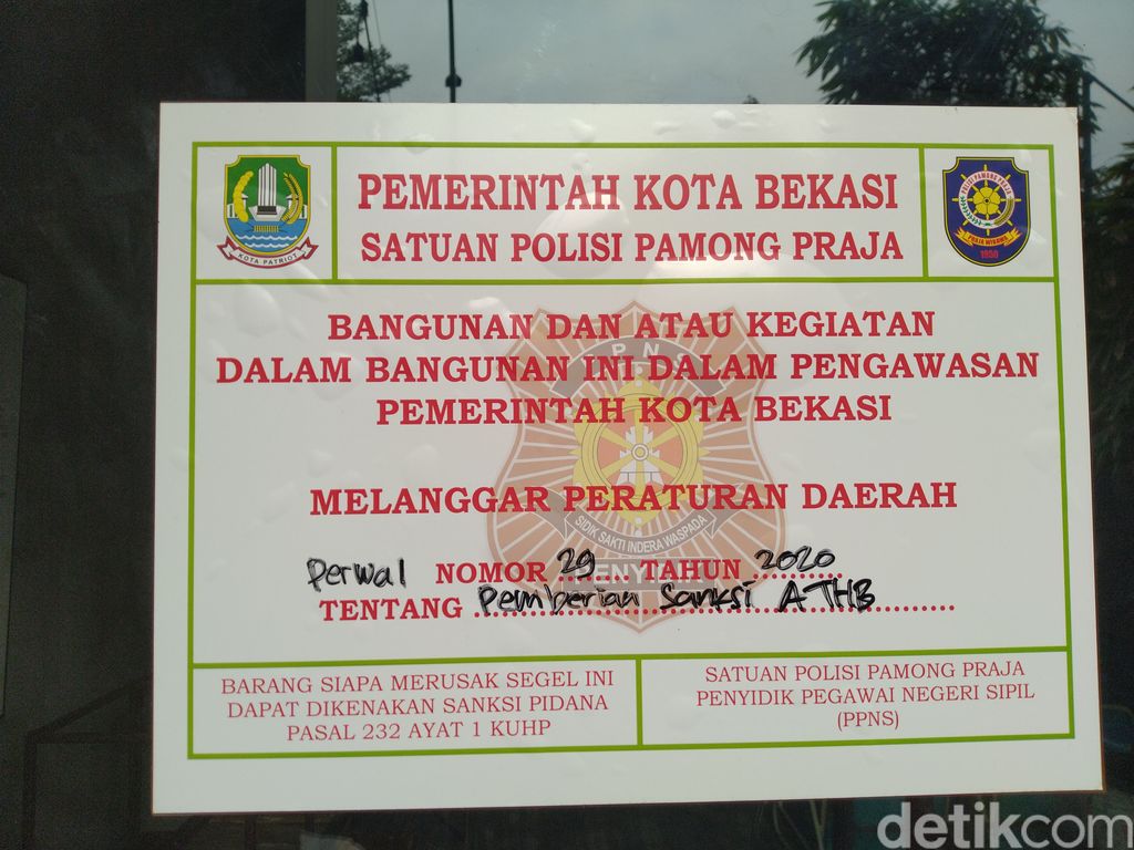 Kafe di Bekasi disegel usai viral ramai pengunjung joget