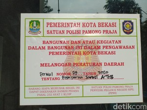 Langgar Protokol Kesehatan, 4 Kafe dan 1 Warnet di Bekasi Disegel