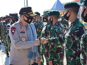 Kapolda NTT Temui Personel TNI-Polri di Perbatasan RI-Timor Leste