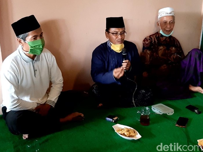 Kiai NU di Kabupaten Semarang jumpa pers terkait kehadirannya dalam acara paslon Pilbup Semarang, Minggu (27/9/2020).