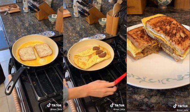 5 Kreasi Sandwich Telur Ala TikTok