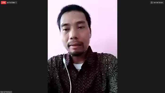 Sekjen IKOHI Zaenal Muttaqin (Tangkapan layar Webinar Kontras)