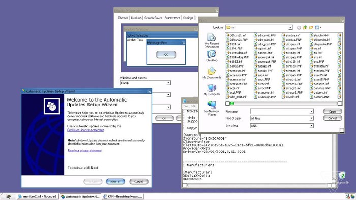 Tampilan Windows XP Versi Awal