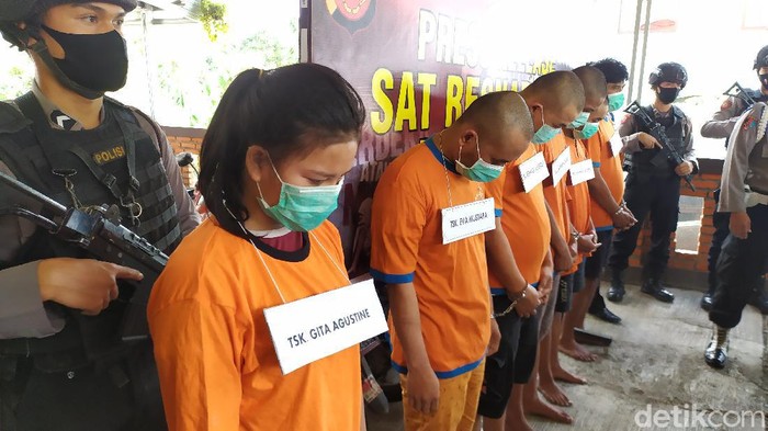 6 bandar dan pengedar narkoba di Cianjur ditangkap polisi