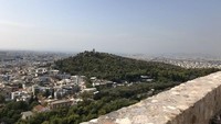 Pusat Kota Athena tampak dari ketinggian Akropolis. (Foto: Ristiyanti Handayani/dtraveler)